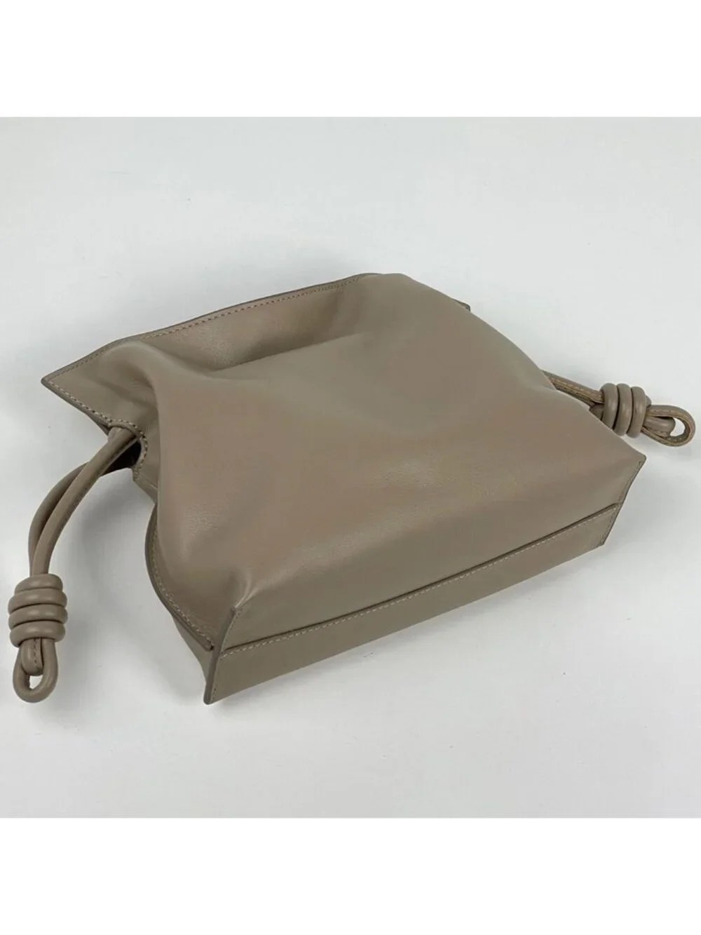 Loewe Flamenco Clutch Mini 2-Way Leather Sand